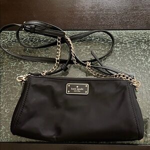 Kate Spade Black Crossbody with Chain Strap